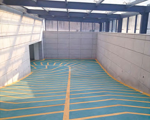 止滑坡道施工